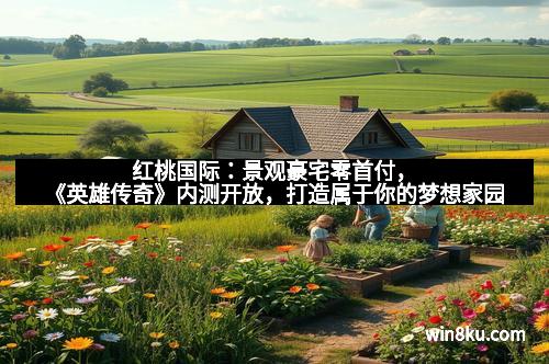 红桃国际：景观豪宅零首付，《英雄传奇》内测开放，打造属于你的梦想家园